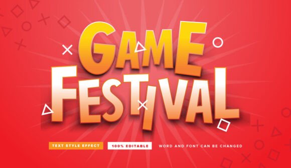 Game Festival Text Effect: Your Guide to Editable Typography