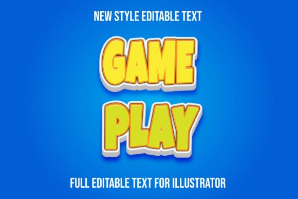 Game Play Text Effect: Bold Typography for Modern Creators