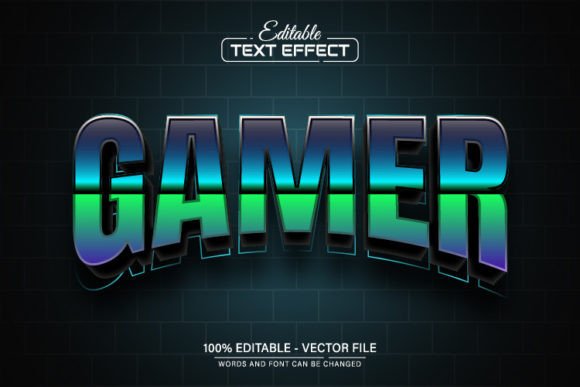Game Retro Style Text Effect: Editable Vectors for Nostalgic Design