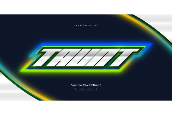 Level Up Your Visuals with Editable Colorful Game Text Style