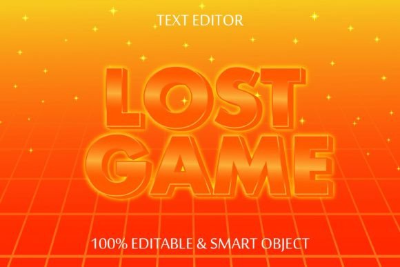 Lost Game Editable Text Effect: Unlock Bold, Dynamic Typography