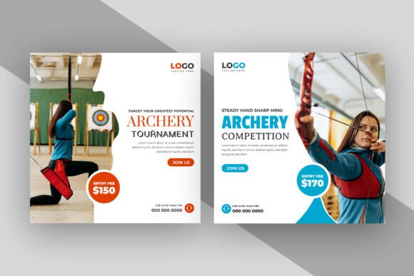 Ready, Aim, Engage: Your Archery Game Social Media Template