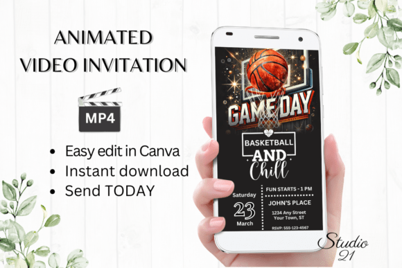 Slam Dunk Your Next Event with a Digital Basketball Invitation