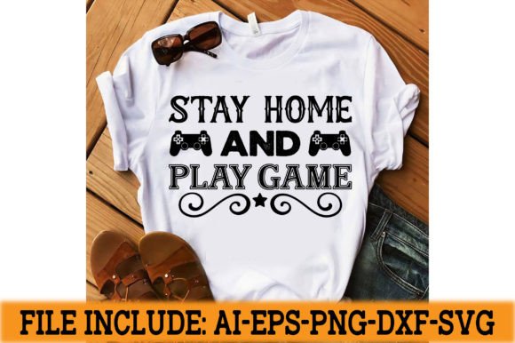 Stay Home and Play Game: The Ultimate Digital Download for Crafters