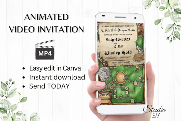 Summon Your Party: The Perfect Digital Invitation for Your D&D Campaign