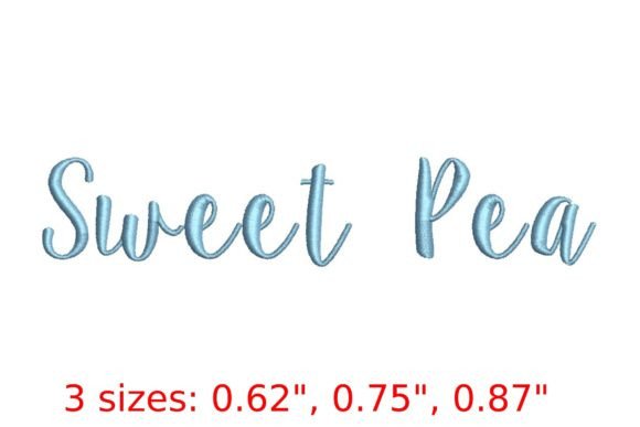 Sweet Pea Embroidery Font: Crafting a Handmade Brand Identity