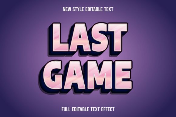 Text Effect-last Game: A Designer's Secret Weapon for Dynamic Visuals