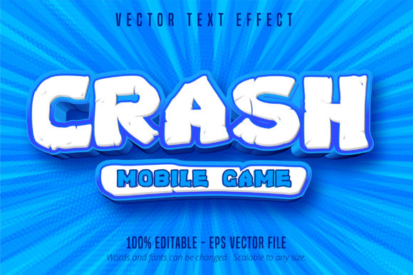 Unleash High-Impact Graphics with the Crash Mobile Game Text Effect
