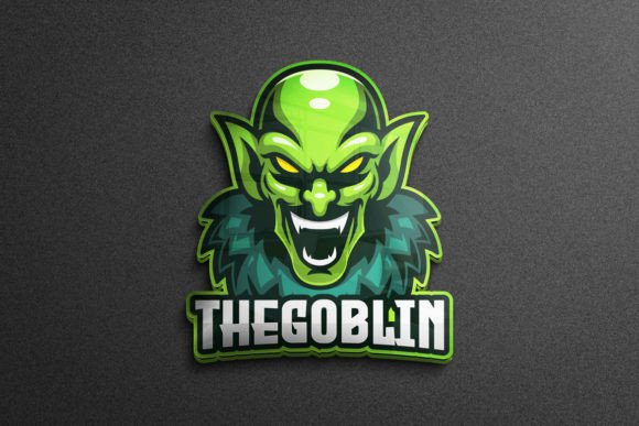 Unleash Your Brand's Power with the Green Goblin Mascot Logo