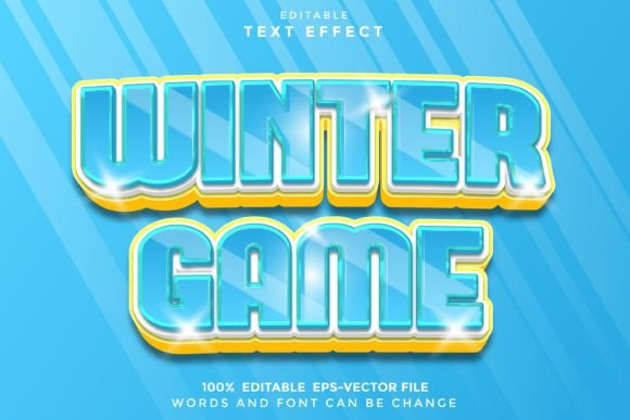 Winter Game Editable Text Effect: A Designer's Secret Weapon